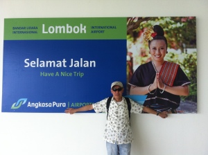 At Lombok International Airport